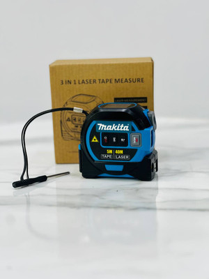 ‌متر لیزری سه کاره ماکیتاlaser tape measure