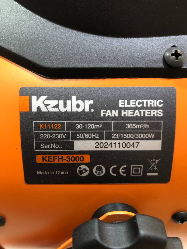 بخاری برقی زوبر مدل KEFH-3000